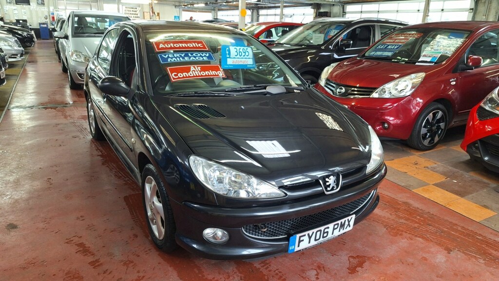 Peugeot 206 Hatchback Black #3