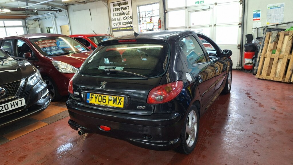 Peugeot 206 Hatchback Black #4