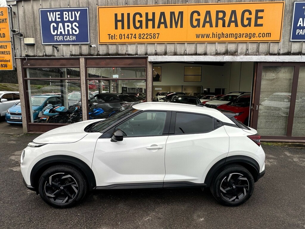 Nissan Juke 1.0 Dig-t N-connecta Euro 6 Ss GK72FWR White #4