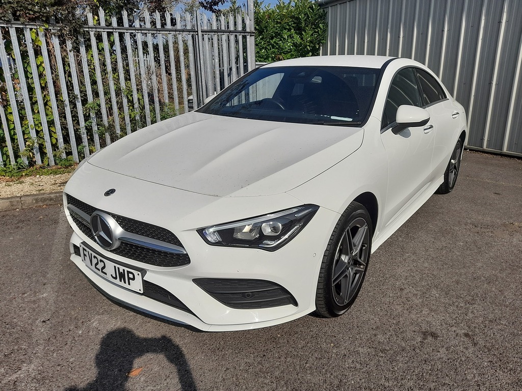 Mercedes-Benz CLA Class Cla250e Amg Line FV22JWP White #5