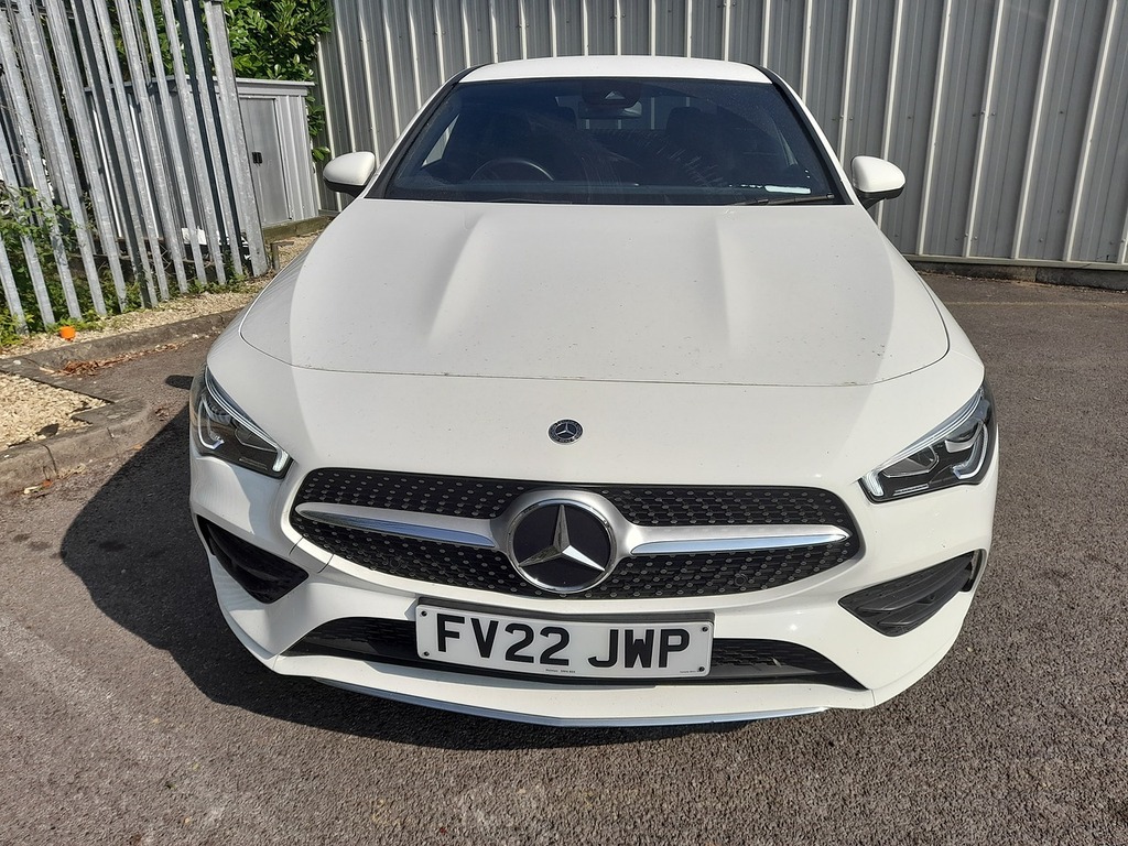 Mercedes-Benz CLA Class Cla250e Amg Line FV22JWP White #4
