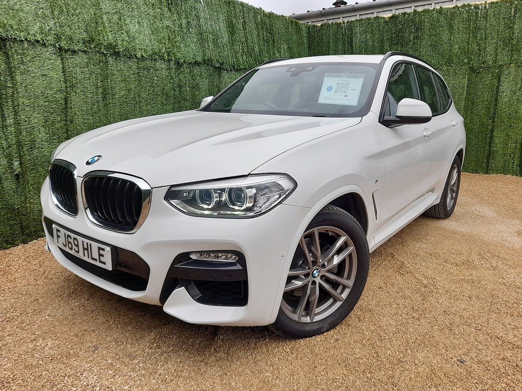 BMW X3 20D M Sport FJ69HLE White #4