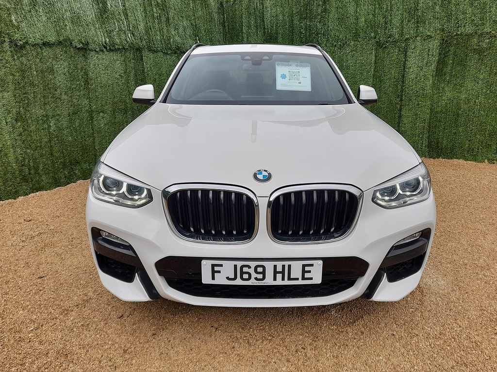 BMW X3 20D M Sport FJ69HLE White #3