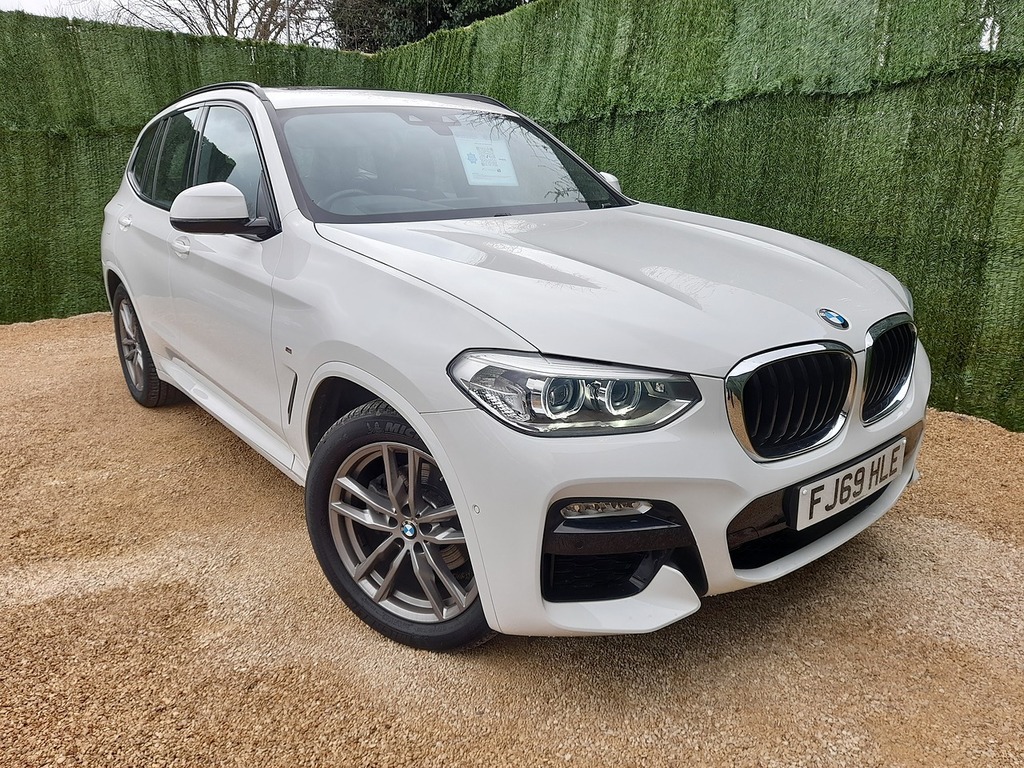BMW X3 20D M Sport FJ69HLE White #2