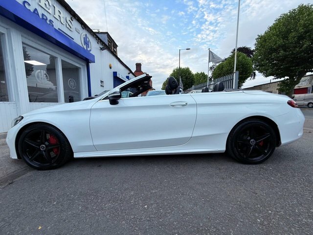 Mercedes-Benz C Class 2018 2.1 C250d Amg Line Premium Plus Sat Nav Cam KT18OSM White #4