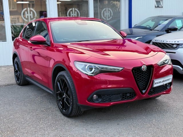 Alfa Romeo Stelvio 2018 2.2 Td Milano Edizione 1 Owner Sat Nav Camera AY68FBA Red #2