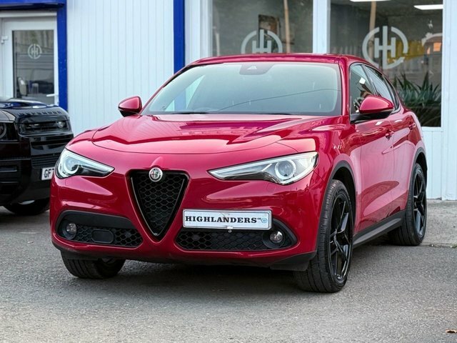 Alfa Romeo Stelvio 2018 2.2 Td Milano Edizione 1 Owner Sat Nav Camera AY68FBA Red #4