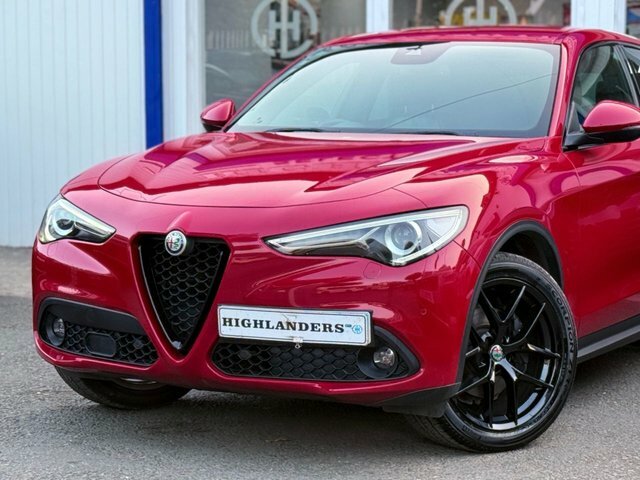 Alfa Romeo Stelvio 2018 2.2 Td Milano Edizione 1 Owner Sat Nav Camera AY68FBA Red #6