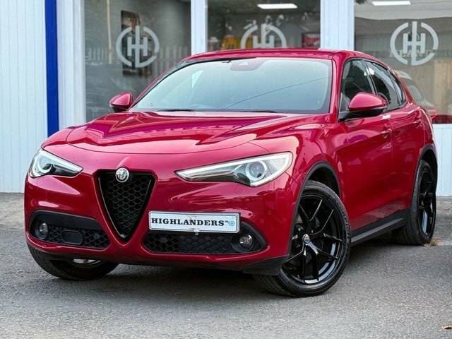 Alfa Romeo Stelvio 2018 2.2 Td Milano Edizione 1 Owner Sat Nav Camera Red