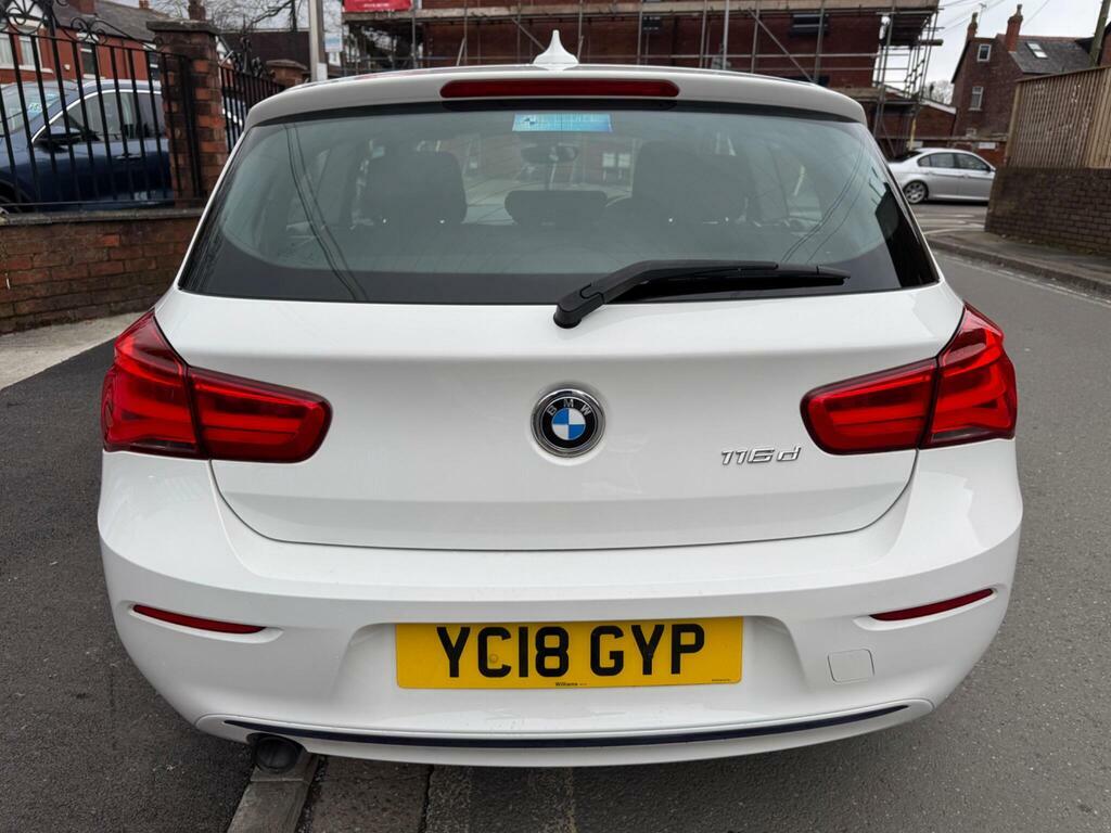 BMW 1 Series 1.5 116D Sport Euro 6 S S White #4