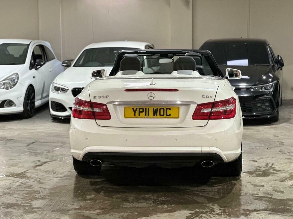 Mercedes-Benz E Class 3.0 E350 Cdi V6 Blueefficiency Sport Cabriolet G-t YP11WOC White #5
