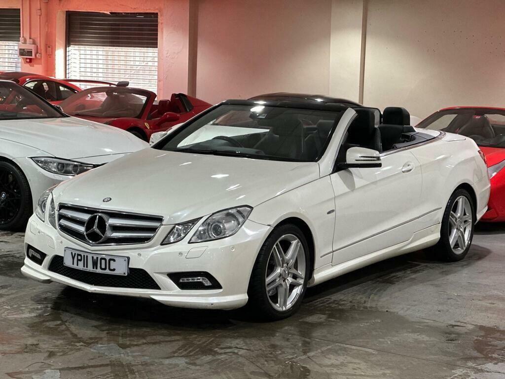 Mercedes-Benz E Class 3.0 E350 Cdi V6 Blueefficiency Sport Cabriolet G-t YP11WOC White #3