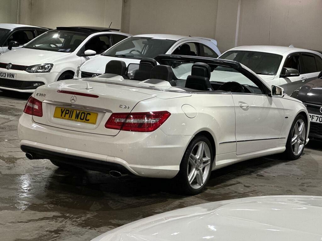 Mercedes-Benz E Class 3.0 E350 Cdi V6 Blueefficiency Sport Cabriolet G-t YP11WOC White #4