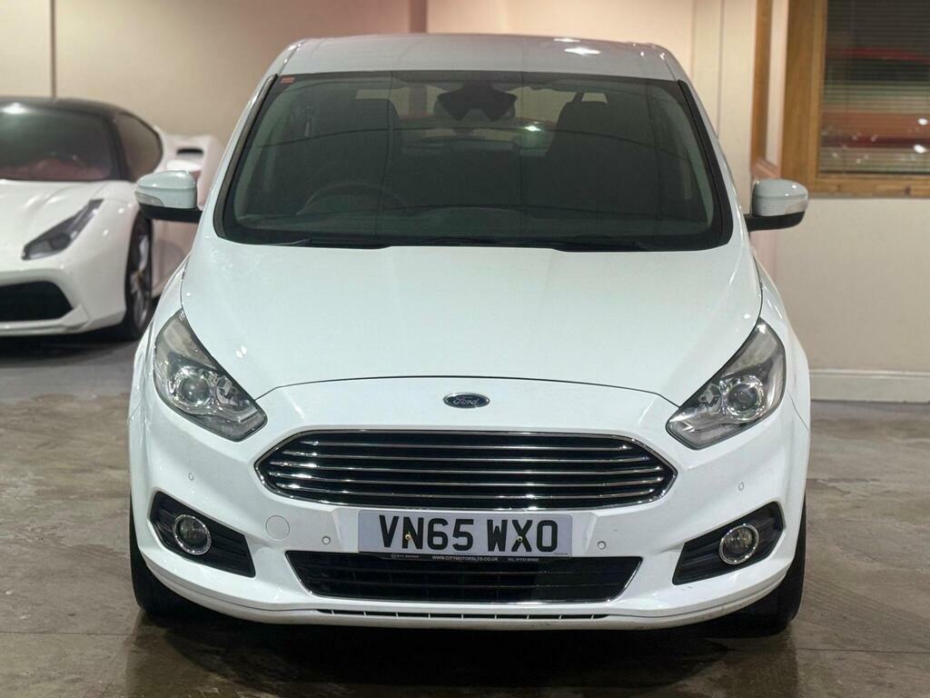 Ford S-Max 2.0 Tdci Titanium Euro 6 S S VN65WXO White #2