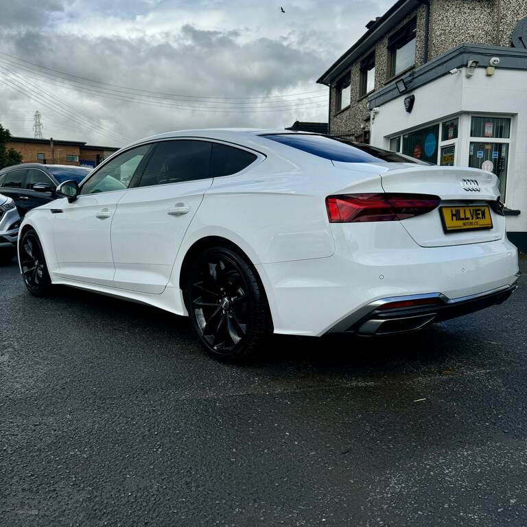 Audi A5 35 Tdi S Line S Tronic WG70UAE White #4