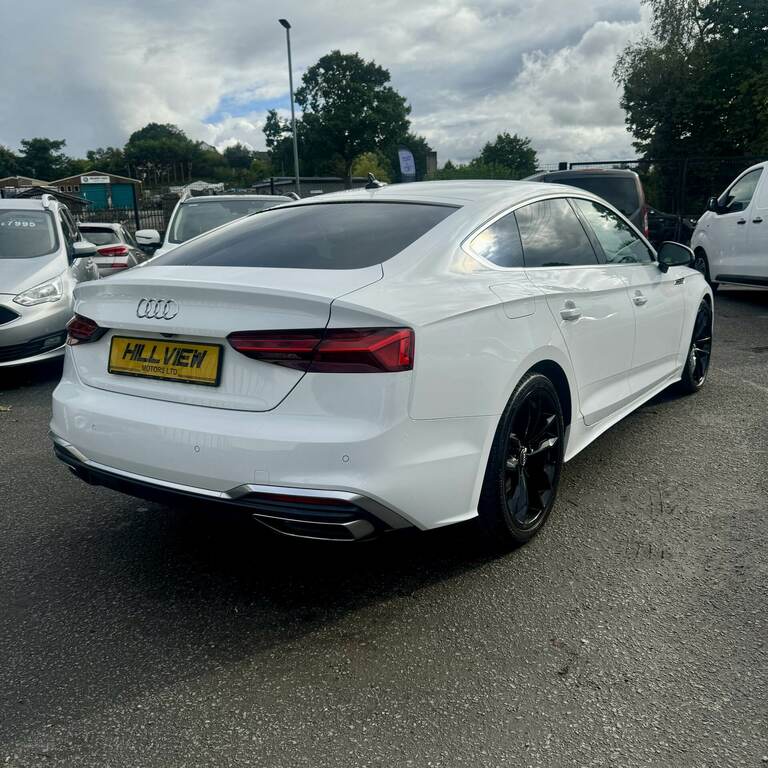 Audi A5 35 Tdi S Line S Tronic WG70UAE White #2