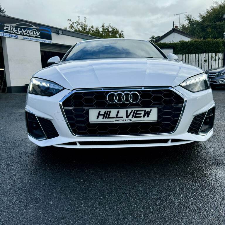 Audi A5 35 Tdi S Line S Tronic WG70UAE White #5
