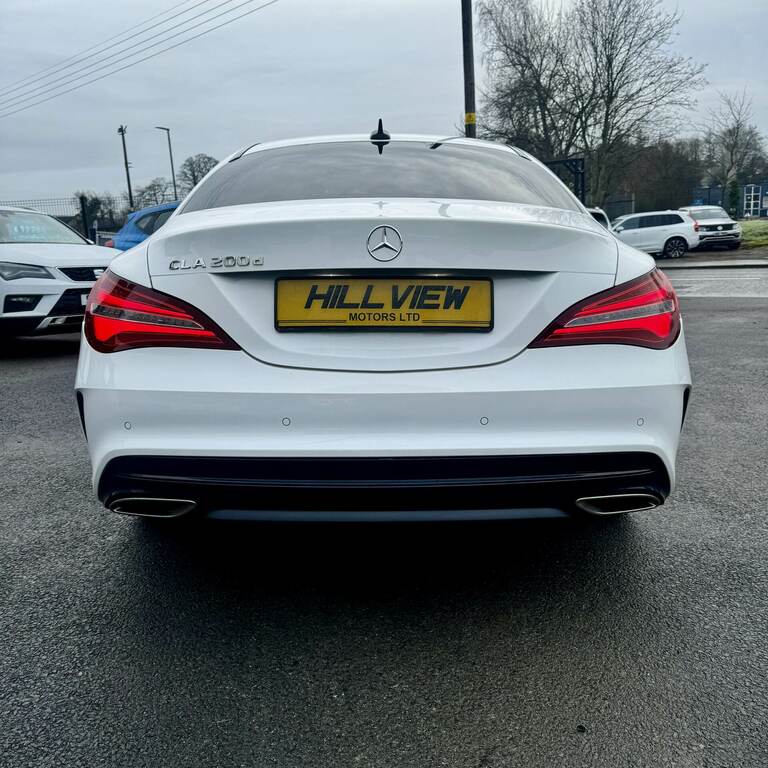 Mercedes-Benz CLA Class Cla 200D Amg Line White #5