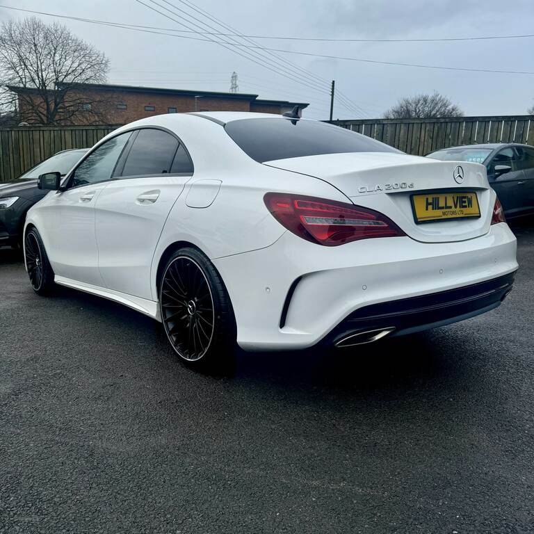 Mercedes-Benz CLA Class Cla 200D Amg Line White #4