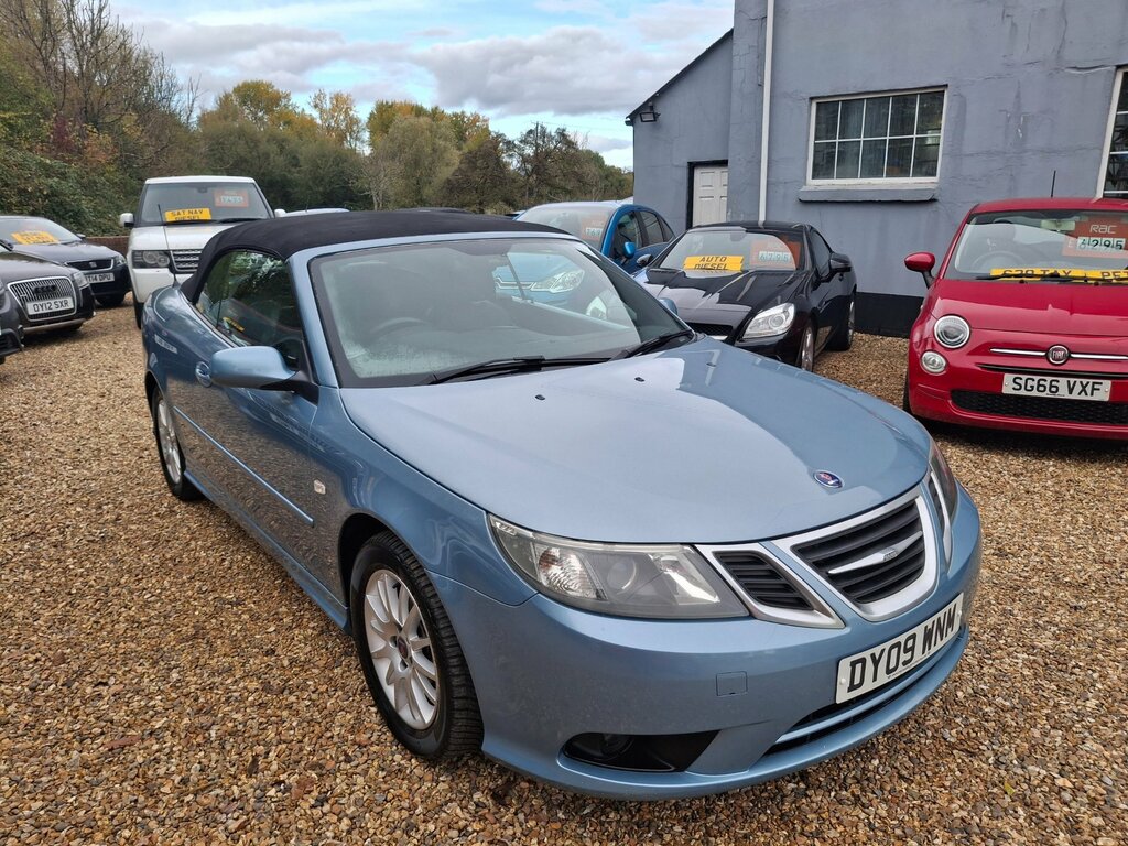 Saab 9-3 1.9 Tid Gpf Linear Se Convertible Manua DY09WNM Blue #2