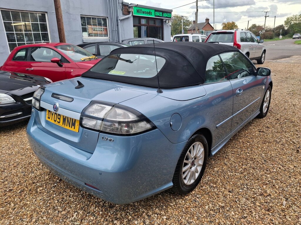 Saab 9-3 1.9 Tid Gpf Linear Se Convertible Manua DY09WNM Blue #6
