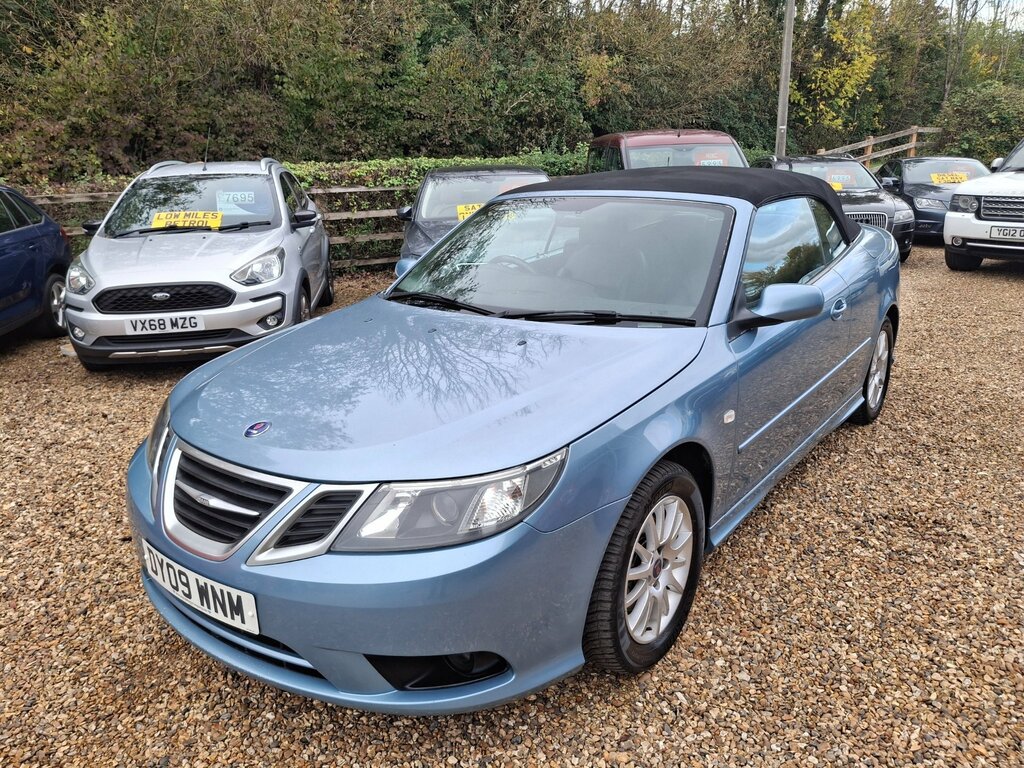 Saab 9-3 1.9 Tid Gpf Linear Se Convertible Manua DY09WNM Blue #4