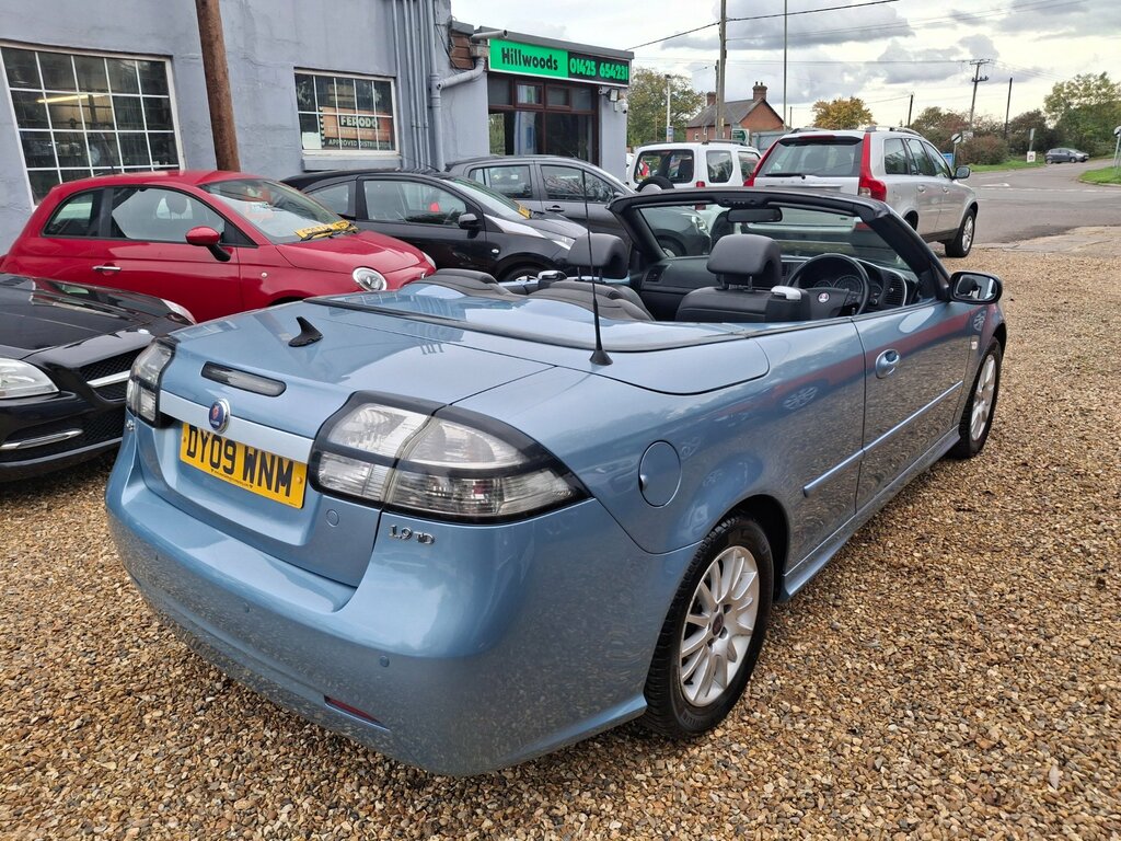 Saab 9-3 1.9 Tid Gpf Linear Se Convertible Manua DY09WNM Blue #5