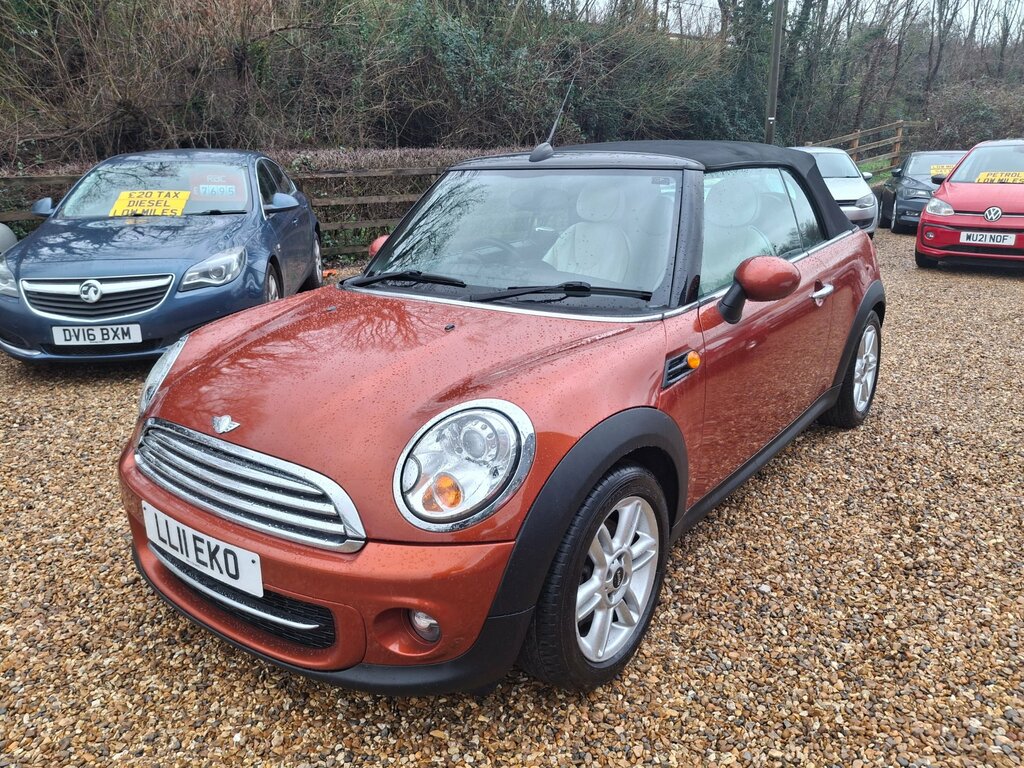 Mini Convertible 1.6 Cooper D Convertible Euro 5 Orange #4