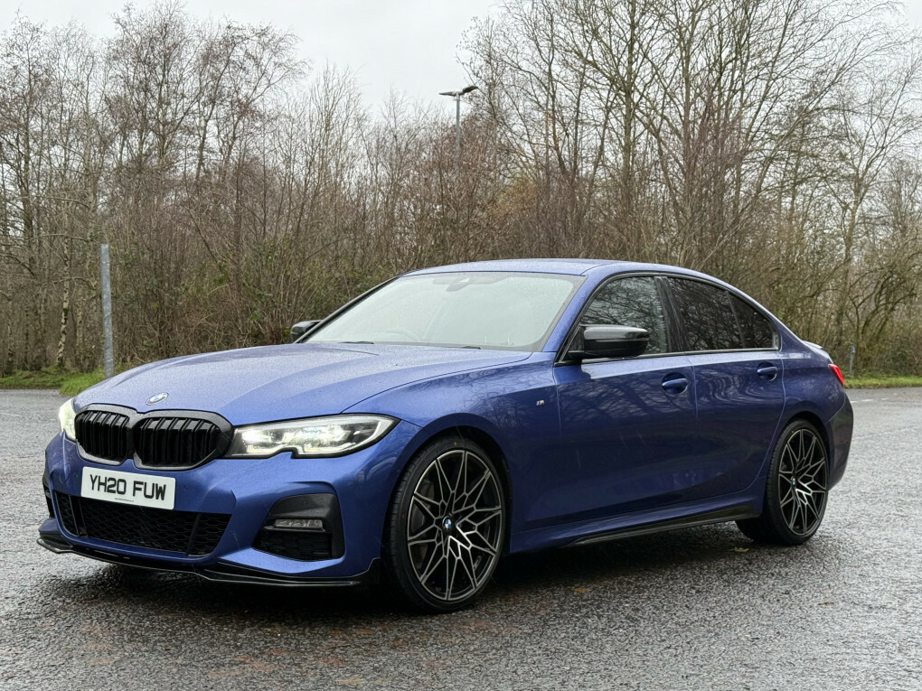 BMW 3 Series 318D M Sport YH20FUW Blue #3