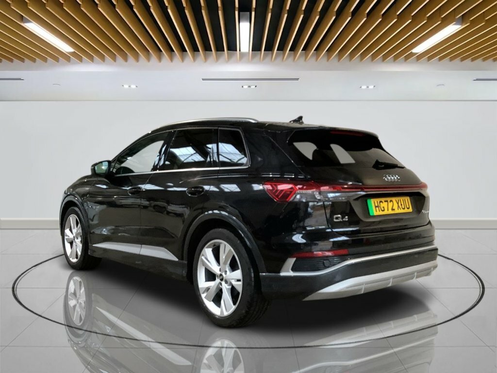 Audi Q4 E Tron Suv HG72XUU Black #6
