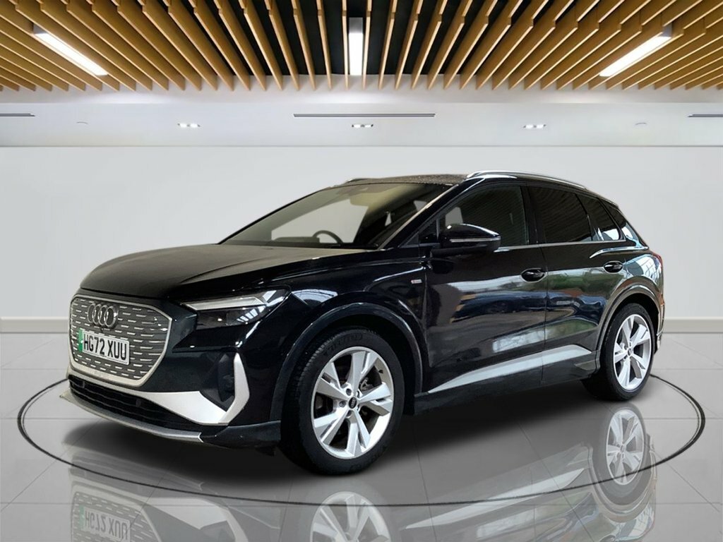 Audi Q4 E Tron Suv HG72XUU Black #4