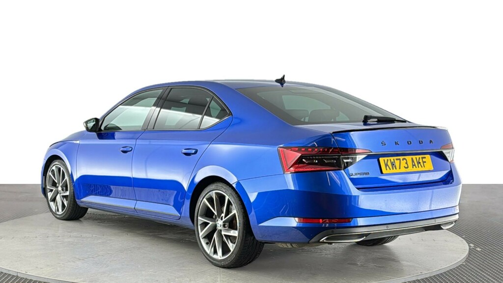 Skoda Superb 2.0 Tsi Sportline Plus Hatchback Dsg Eu KW73AKF Blue #6