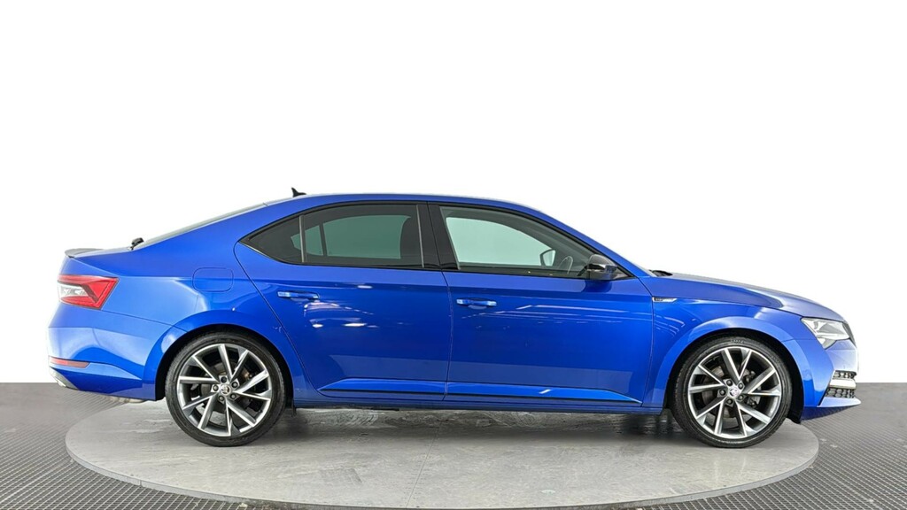 Skoda Superb 2.0 Tsi Sportline Plus Hatchback Dsg Eu KW73AKF Blue #3