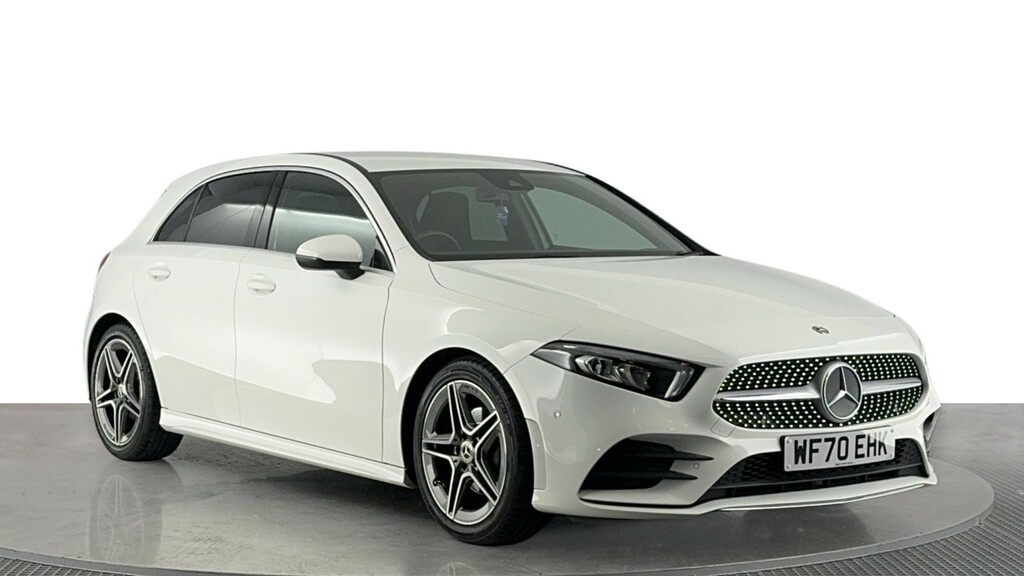 Mercedes-Benz A Class 1.3 A180 Amg Line Executive Hatchback WF70EHK White #2