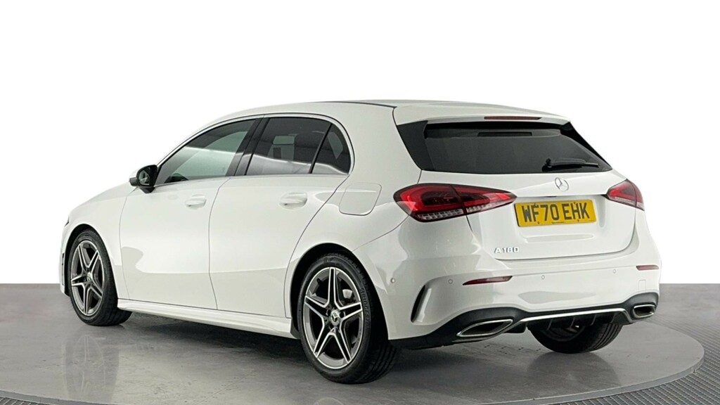 Mercedes-Benz A Class 1.3 A180 Amg Line Executive Hatchback WF70EHK White #6