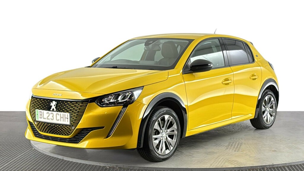 Peugeot e-208 50Kwh Allure Premium Hatchback Yellow