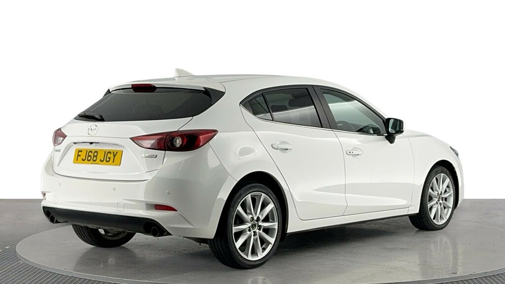 Mazda 3 2.0 Skyactiv-g Sport Nav Hatchback Manu FJ68JGY White #4