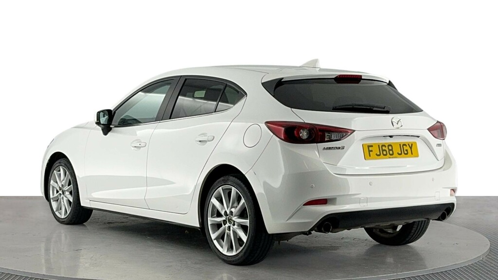 Mazda 3 2.0 Skyactiv-g Sport Nav Hatchback Manu FJ68JGY White #6