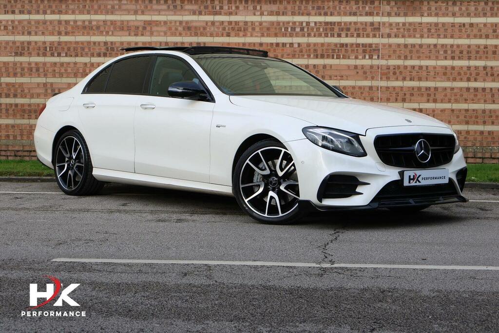Mercedes-Benz E Class Saloon 3.0 E43 V6 Amg Premium Plus G-tronic 4Ma White