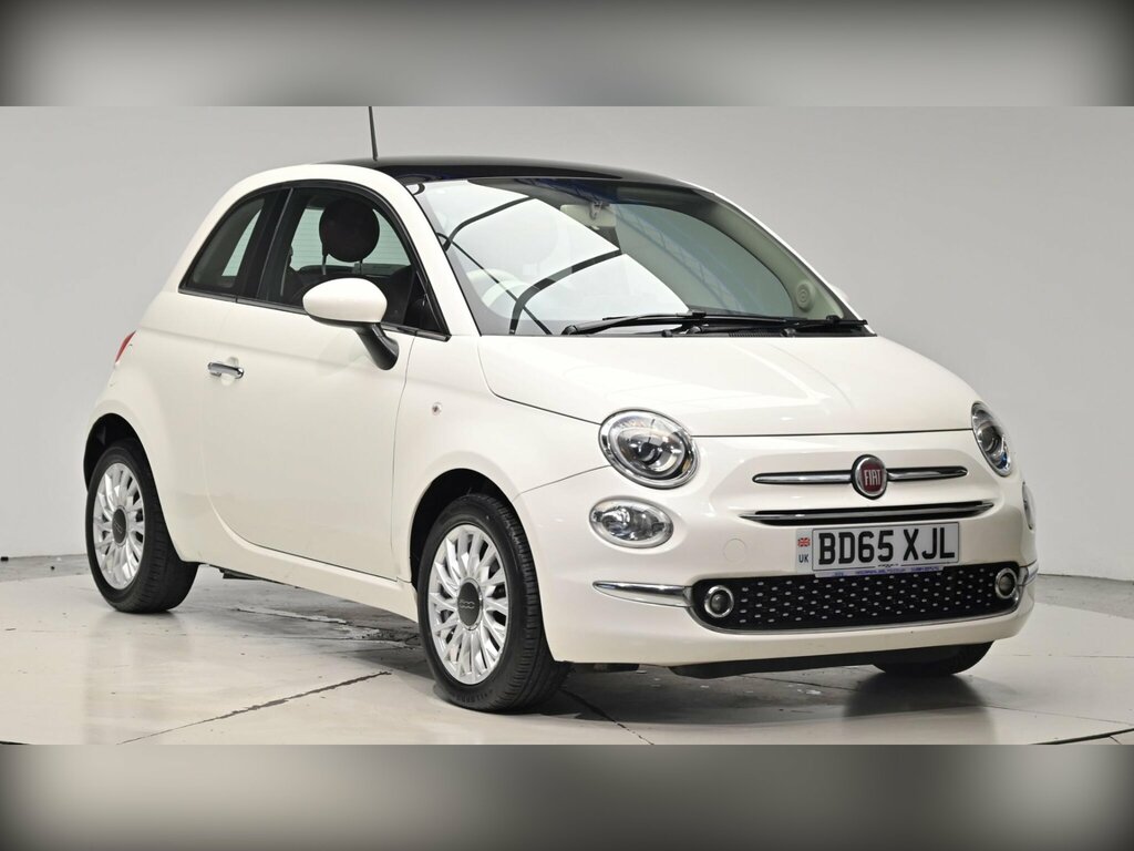 Fiat 500 1.2 Lounge Euro 6 Ss White