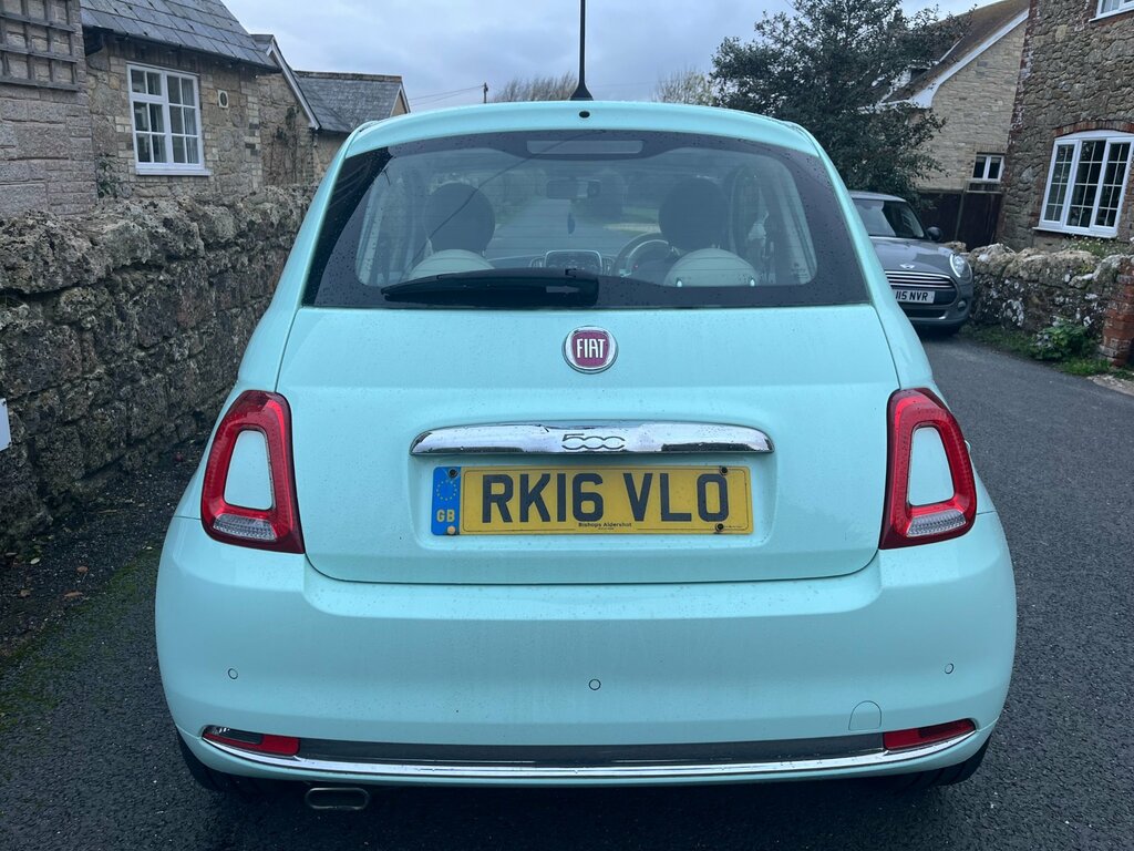 Fiat 500 1.2 Lounge Hatchback Euro 6 Ss RK16VLO Green #5