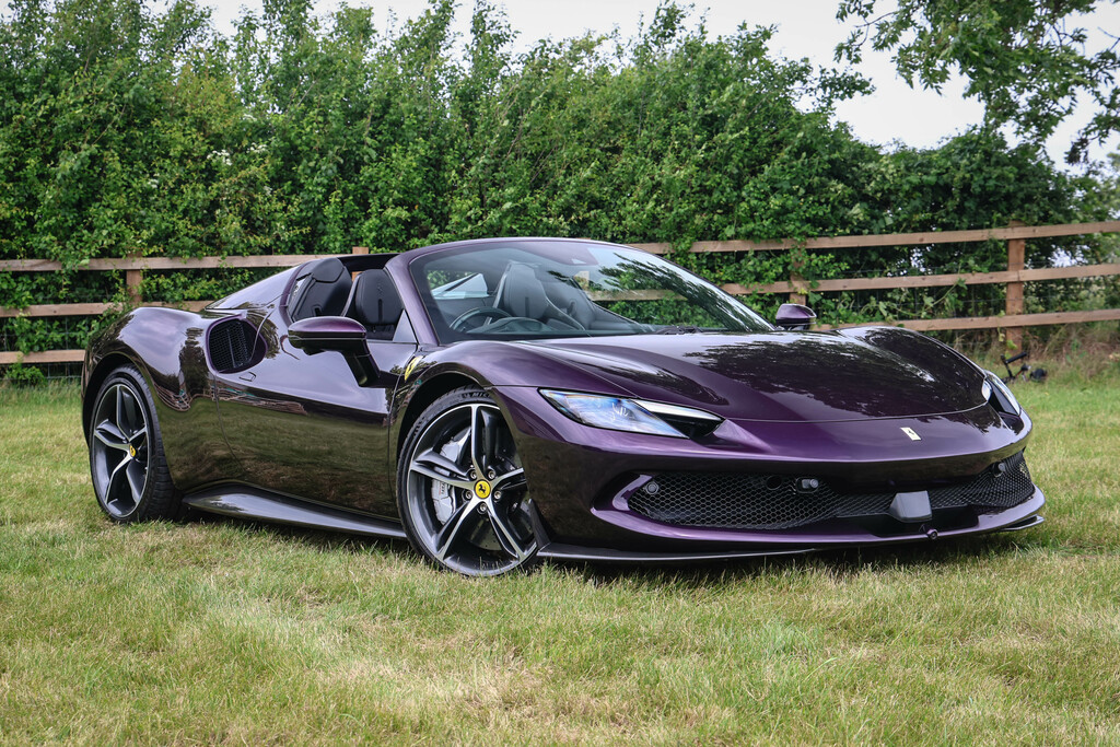 Ferrari 296 Gts Convertible Purple