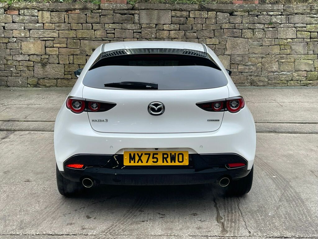 Mazda 3 2.0 E-skyactiv X Mhev 186 Homura Sun MX75RWO White #6