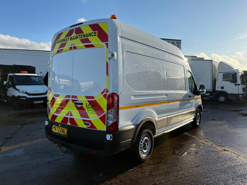 Ford Transit Custom 2.0 Ecoblue H3 Leader Van YS73ZNL White #3
