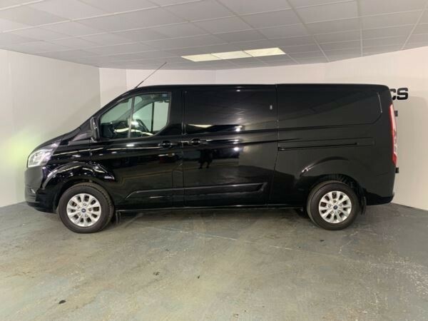 Ford Transit Custom 2.0 Ecoblue Low Roof Limited Van YB19BTT Black #4