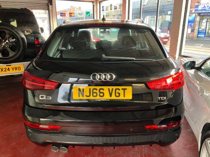 Audi Q3 2.0 Tdi S Line Navigation - 2016 66 NJ66VGT Black #5