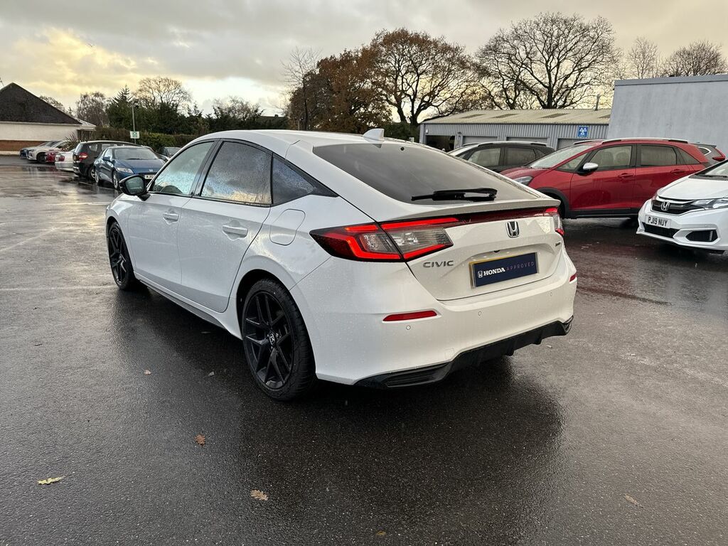 Honda Civic 2.0 H I-mmd Sport Hatchback Hybrid Ecvt RE74TDX White #3