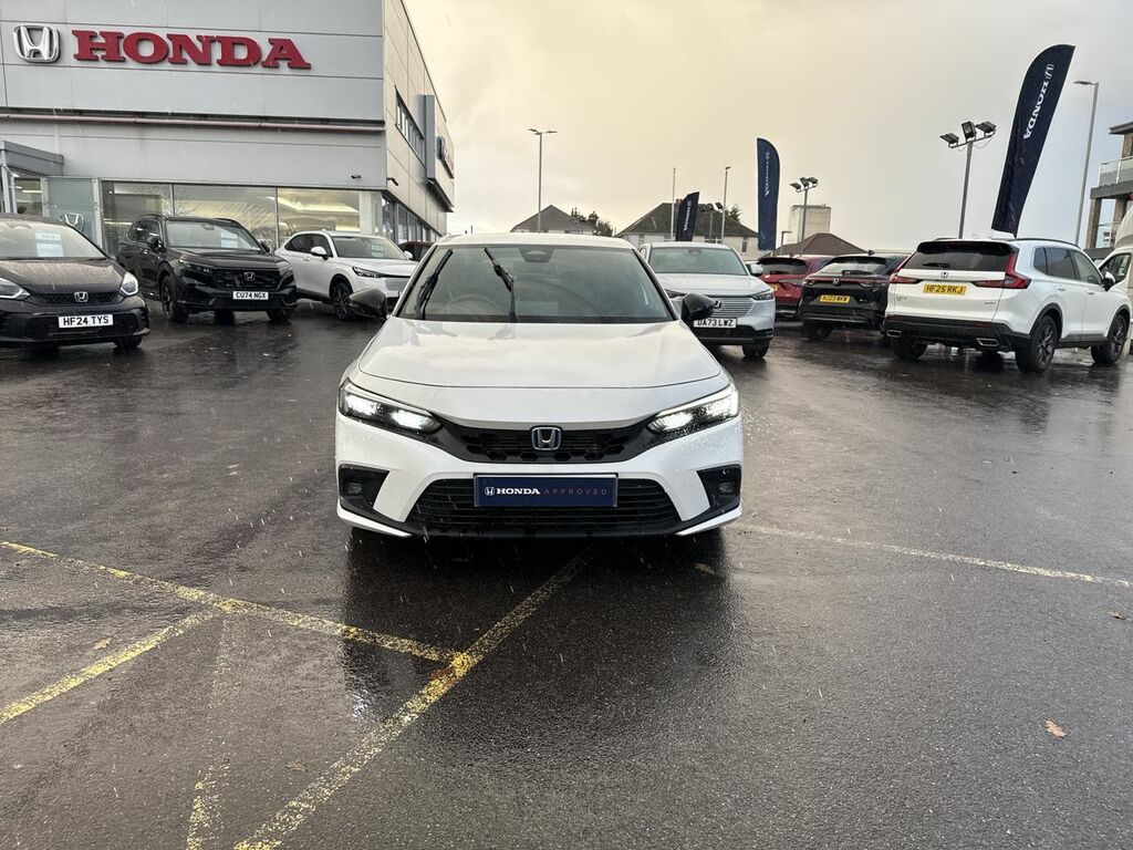 Honda Civic 2.0 H I-mmd Sport Hatchback Hybrid Ecvt RE74TDX White #6