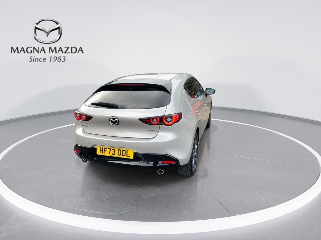 Mazda 3 2.0 E-skyactiv-g Mhev Exclusive-line Hatchback Silver #4