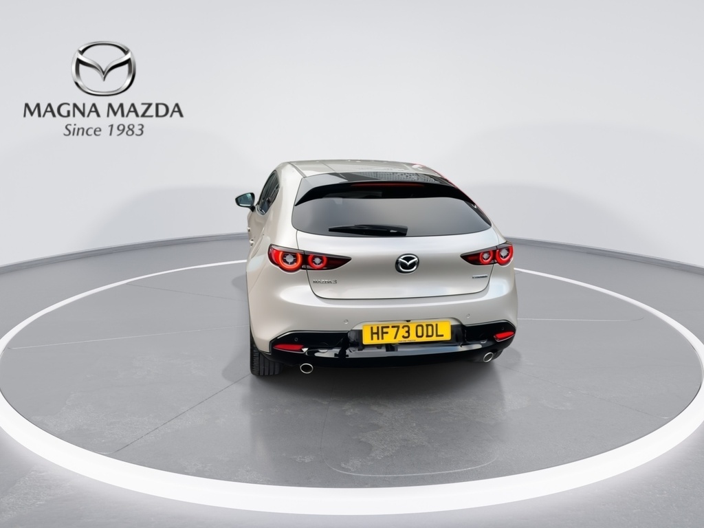 Mazda 3 2.0 E-skyactiv-g Mhev Exclusive-line Hatchback Silver #3